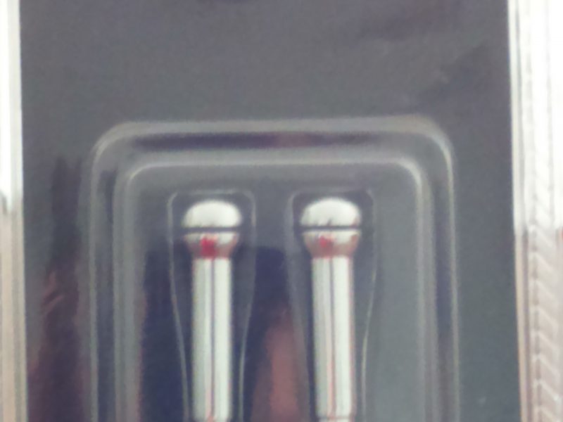 Opel aluminium Ronde deurslot pennen in chroom
